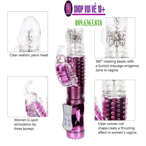 Dương vật giả siêu rung ngoáy Butterfly Prince (TH 0058)