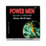 Bao cao su Powermen cá ngựa – Kéo dài thời gian có gân gai (Hộp 12 chiếc)